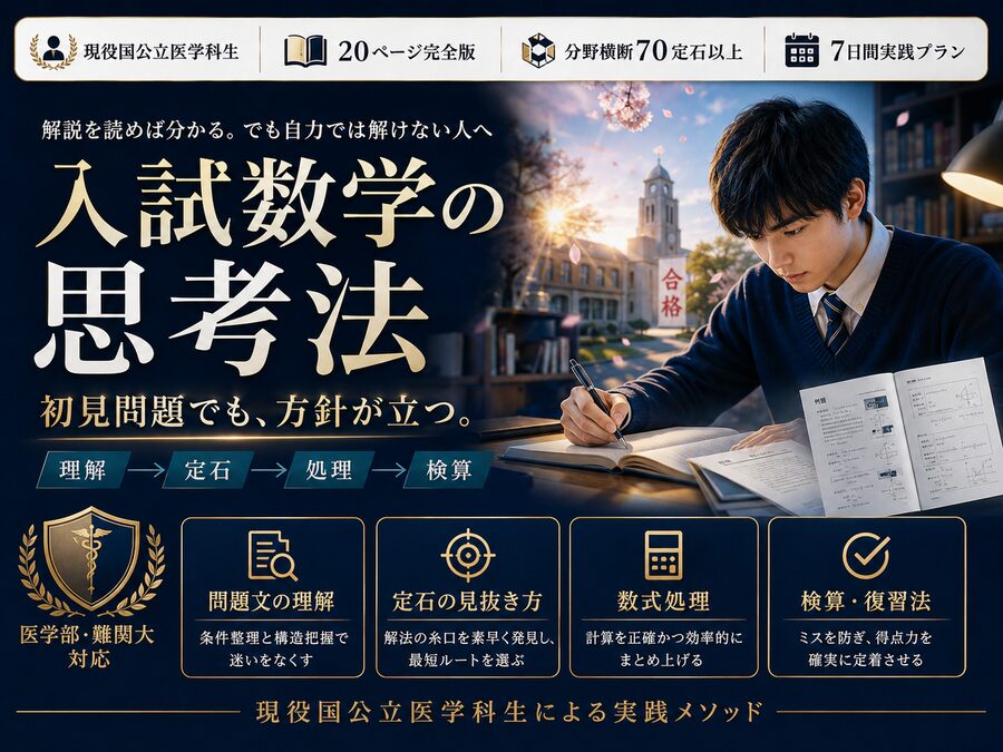 入試数学の思考法のイメージ